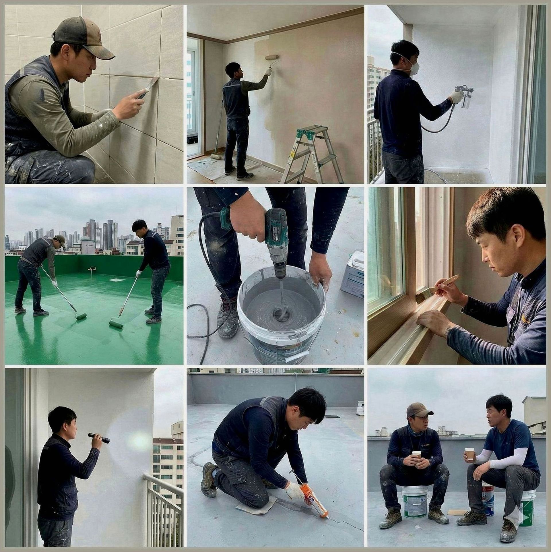 성남시수정구수진역현관줄눈시공